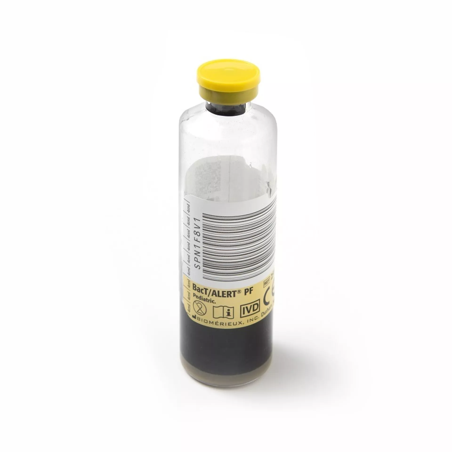 Bloedkweekflesje gele dop