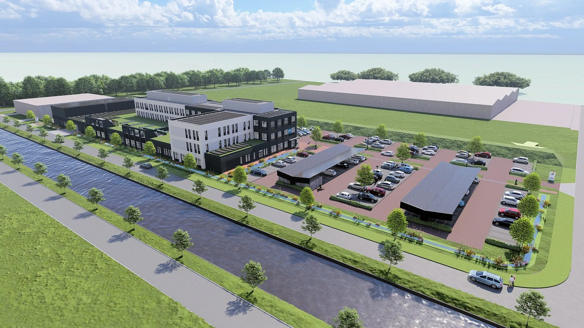 Nieuwbouw Drachten Boven aanzicht
