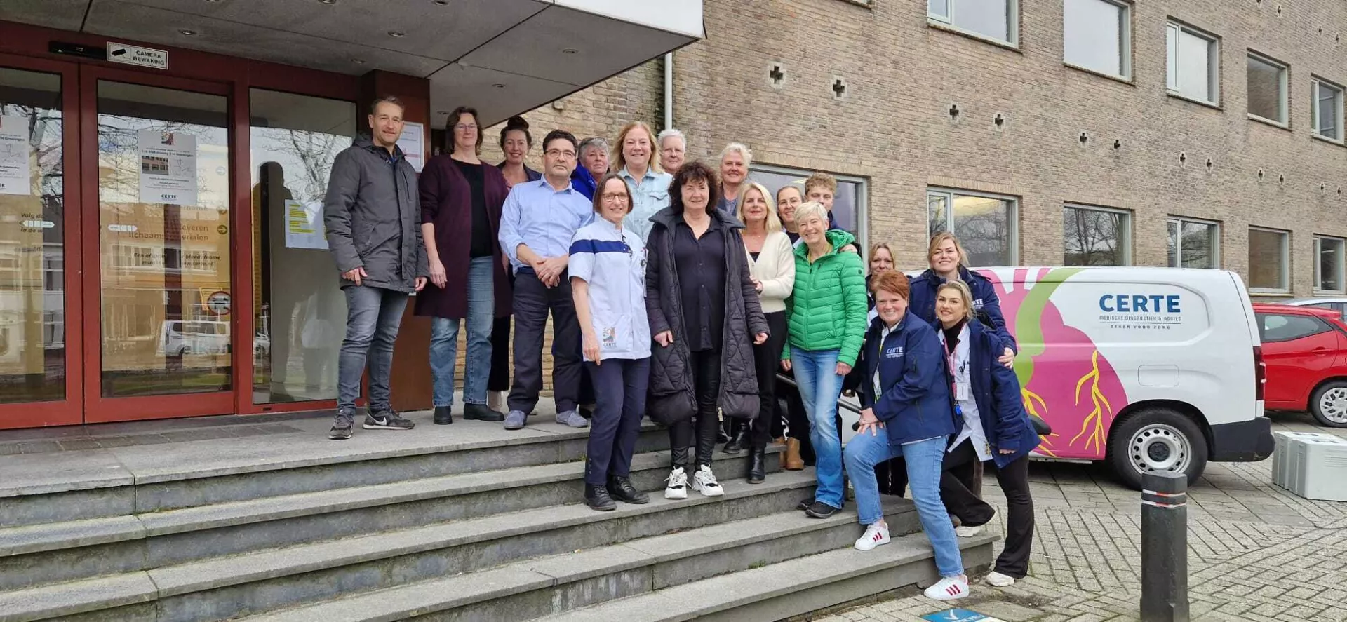 Certe team bij pand Damsterdiep