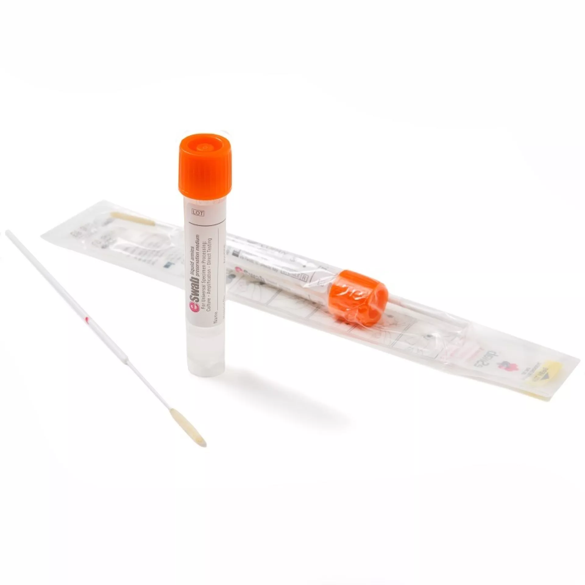 eswab met oranje dop dun