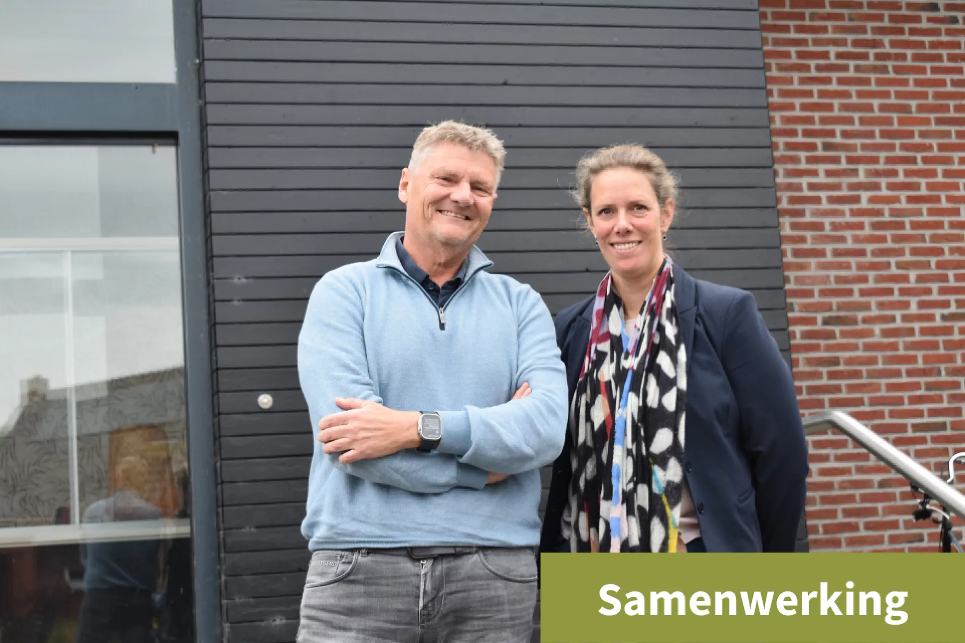 Koos Veen en Maaike Zuur voor Gezondheidscentrum Uithuizen